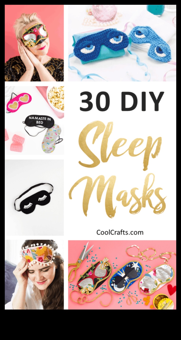 10 ملحقات نوم سهلة يمكنك صنعها بنفسك في المنزل 1 راحة ماكرة: إكسسوارات DIY للنوم والاسترخاء