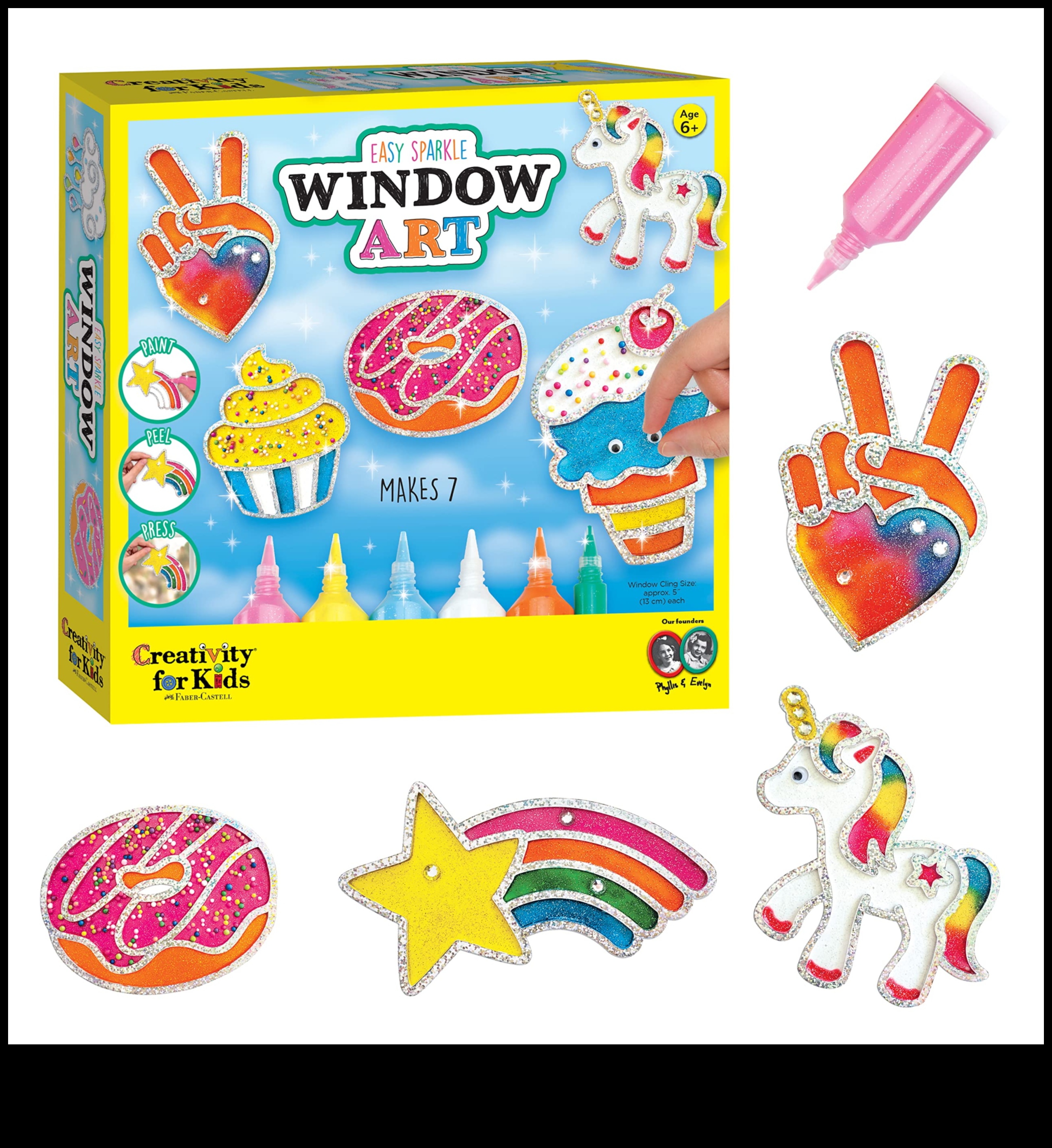 صائدات الشمس للأطفال DIY: صياغة زخارف النوافذ الملونة