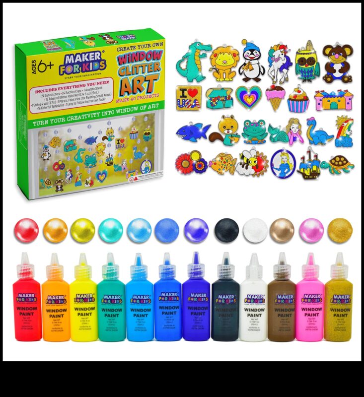 صائدات الشمس للأطفال DIY: صياغة زخارف النوافذ الملونة