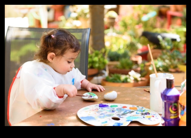 فرشاة الرسم المرحة: إطلاق العنان للإبداع لدى الطفل