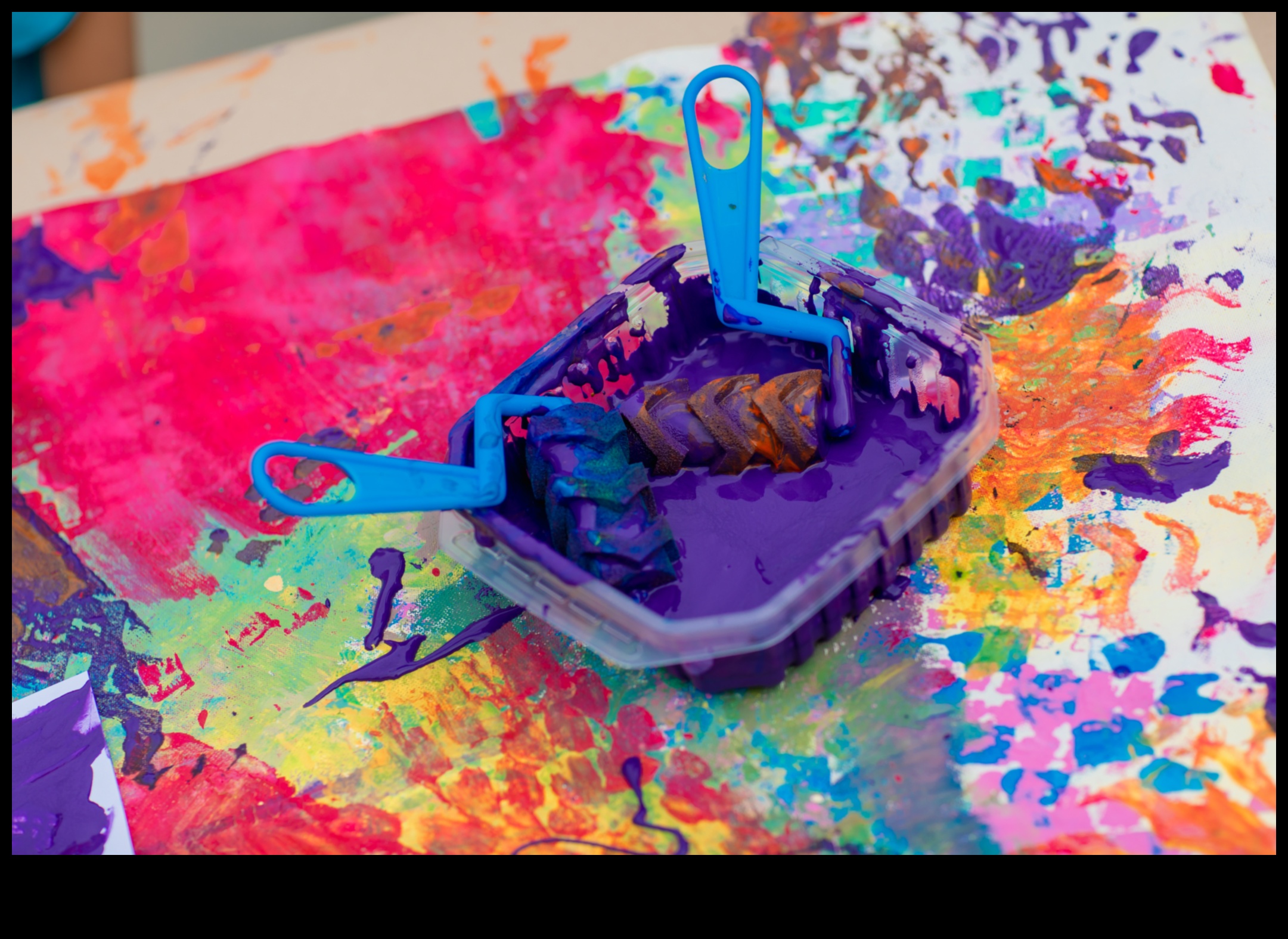 روائع فوضوية: مشاريع الطلاء DIY للأطفال للفنانين الناشئين