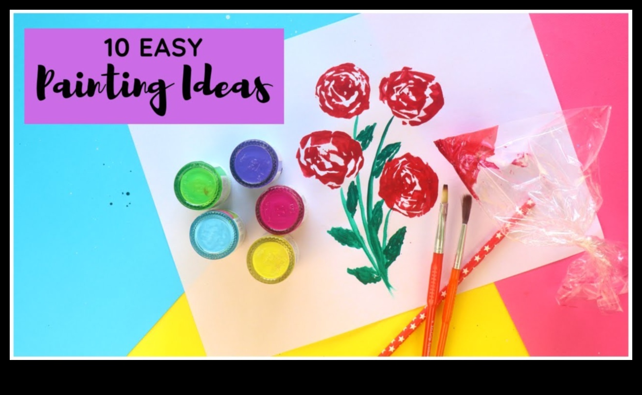 روائع فوضوية: مشاريع الطلاء DIY للأطفال للفنانين الناشئين