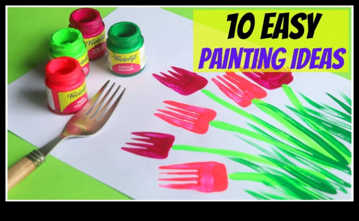 روائع فوضوية: مشاريع الطلاء DIY للأطفال للفنانين الناشئين