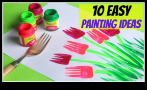 روائع فوضوية: مشاريع الطلاء DIY للأطفال للفنانين الناشئين