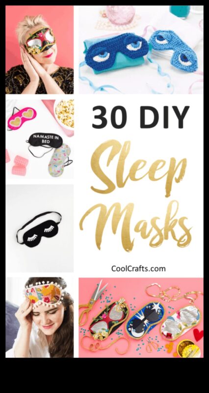 راحة ماكرة: إكسسوارات DIY للنوم والاسترخاء