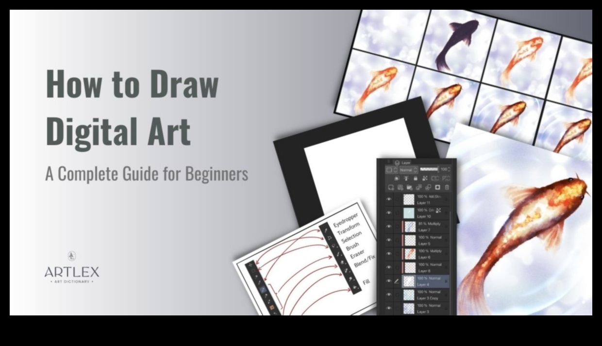 صياغة تقنيات الفن الرقمي: التنقل في الإبداع الافتراضي